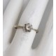 Bague ancienne or et platine diamant 0,15 ct T. 52,5